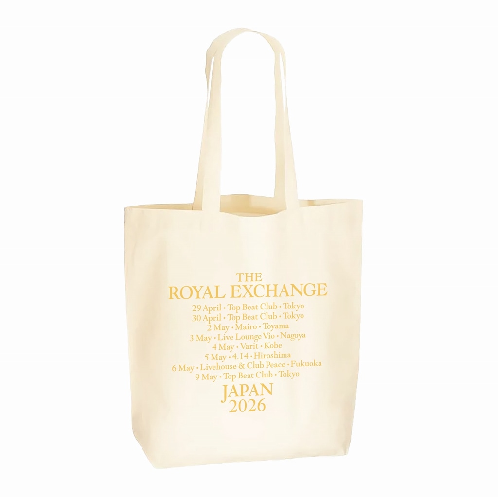 トートバッグ「THE ROYAL EXCHANGE JAPAN TOUR 2026」公式ツアーグッズ