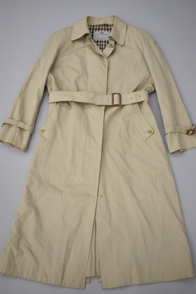 109362 ヴィンテージ「Aquascutum」ステンカラーコート  レディース