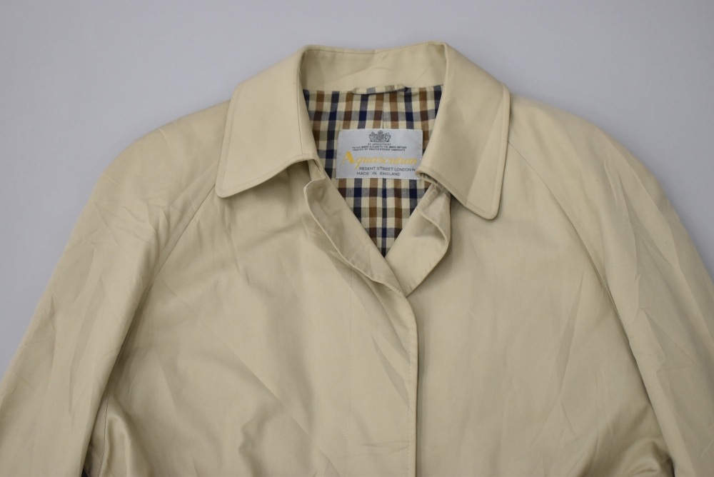 109362 ヴィンテージ「Aquascutum」ステンカラーコート レディース
