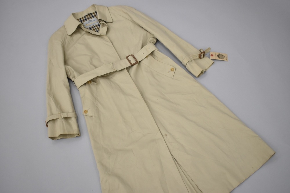 109362 ヴィンテージ「Aquascutum」ステンカラーコート  レディース