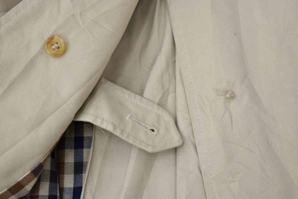 109362 ヴィンテージ「Aquascutum」ステンカラーコート  レディース