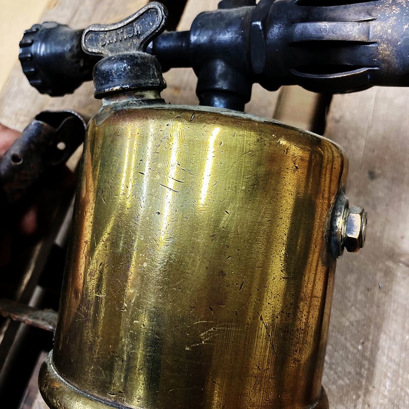 106022 MADE IN SBRITISH ブラス トーチ バーナー ブロートーチ コンロ キャンプ 真鍮