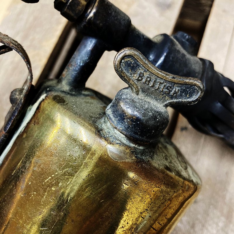 106022 MADE IN SBRITISH ブラス トーチ バーナー ブロートーチ コンロ キャンプ 真鍮