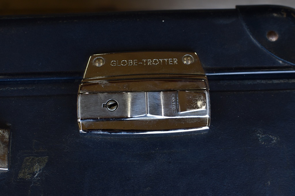 106695 UK ヴィンテージ　英国 グローブ トロッター 「GLOBE TROTTER」 MADE IN ENGLAND 刻印