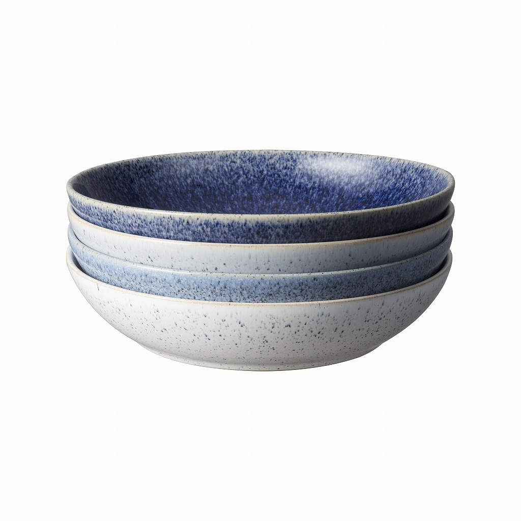 Z0016-ED0511PE　英国製 「Denby」　デンビー　スタジオブルー　パスタボウル ペブル