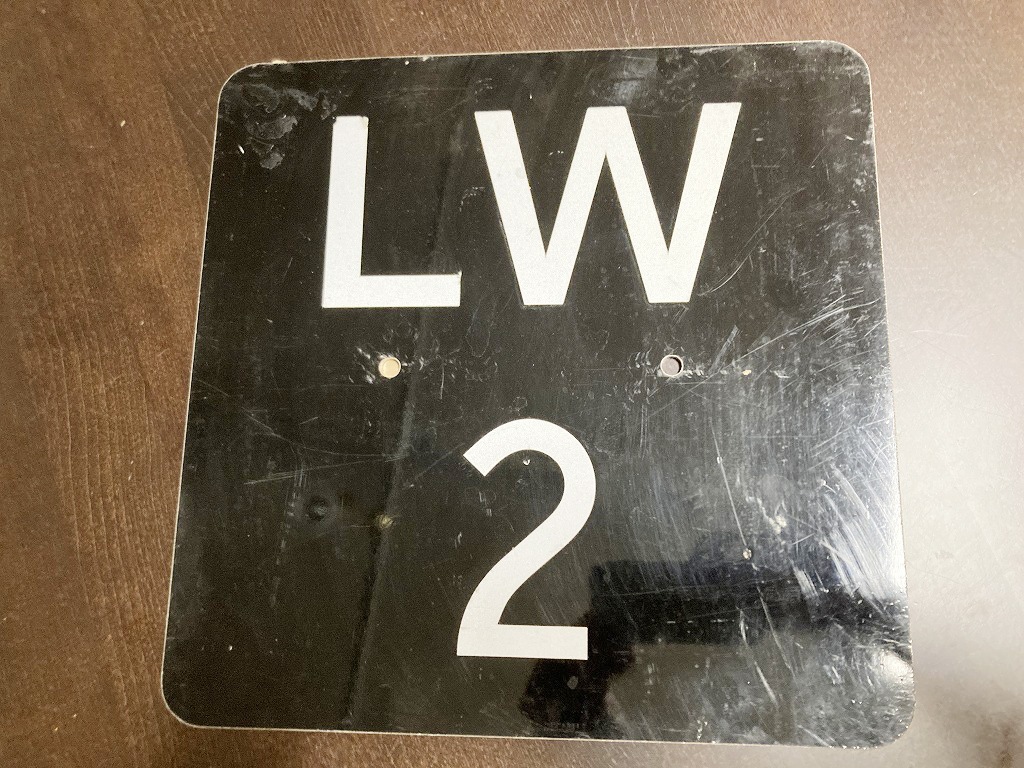 101496 ヴィンテージ ナンバープレート アルミ製 サインプレート 看板 英国