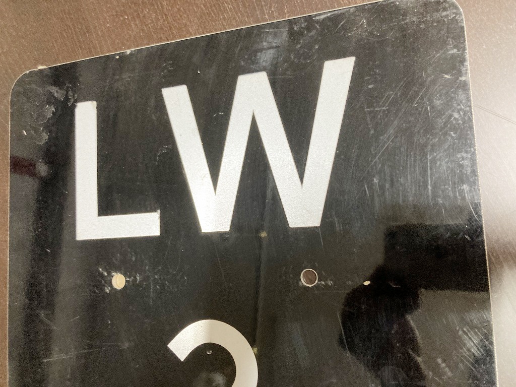 101496 ヴィンテージ ナンバープレート アルミ製 サインプレート 看板 英国