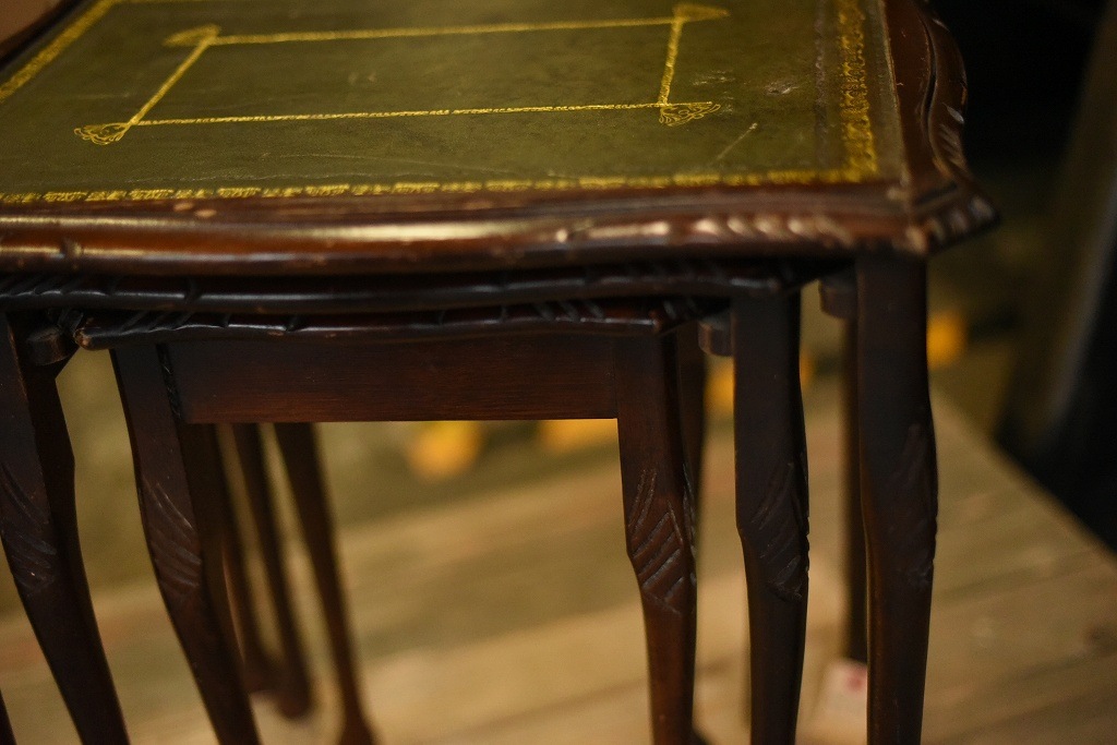 2707 UK ヴィンテージ　3セット収納　テーブル　英国 MADE IN ENGLAND