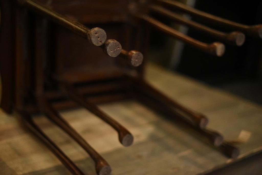 2707 UK ヴィンテージ　3セット収納　テーブル　英国 MADE IN ENGLAND