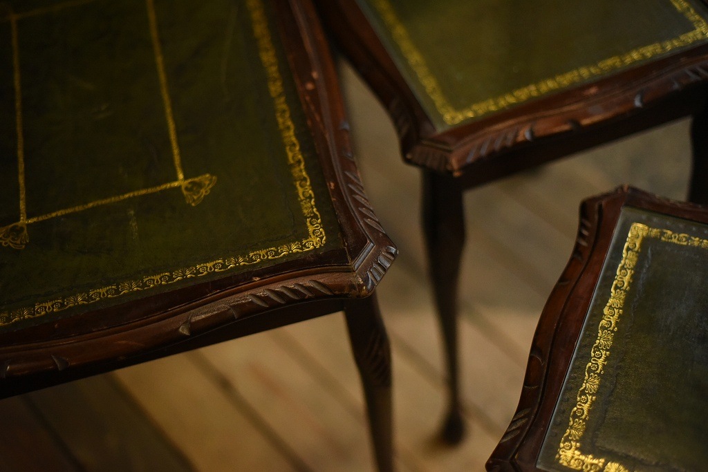 2707 UK ヴィンテージ　3セット収納　テーブル　英国 MADE IN ENGLAND