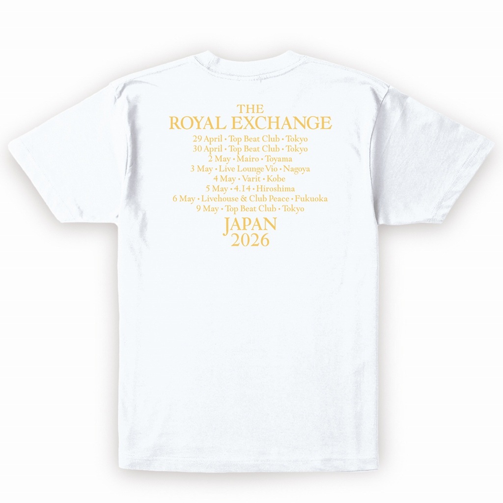 Tシャツ 5HEADS T-SHIRTS 「THE ROYAL EXCHANGE JAPAN TOUR 2026」公式ツアーグッズ