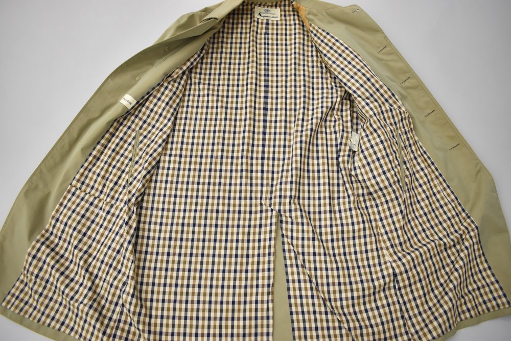 109148 ヴィンテージ「Aquascutum」ステンカラーコート 