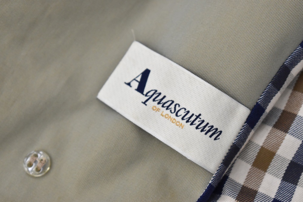 109148 ヴィンテージ「Aquascutum」ステンカラーコート 