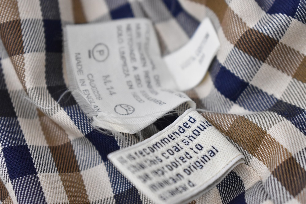 109148 ヴィンテージ「Aquascutum」ステンカラーコート 
