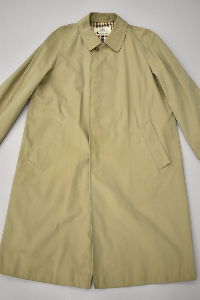 109148 ヴィンテージ「Aquascutum」ステンカラーコート 