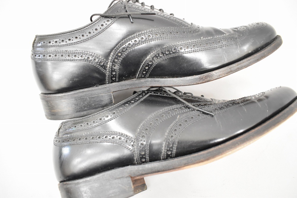 109906 「THE FLORSHEIM SHOE」レザーシューズ  外羽根 SIZE 9