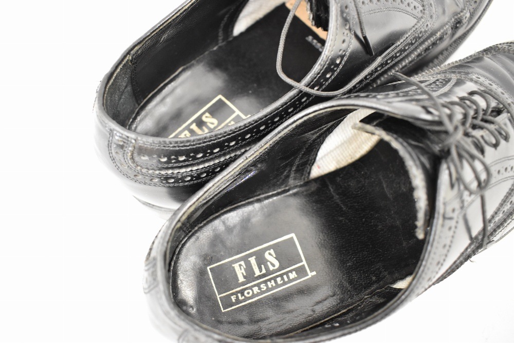 109906 「THE FLORSHEIM SHOE」レザーシューズ  外羽根 SIZE 9