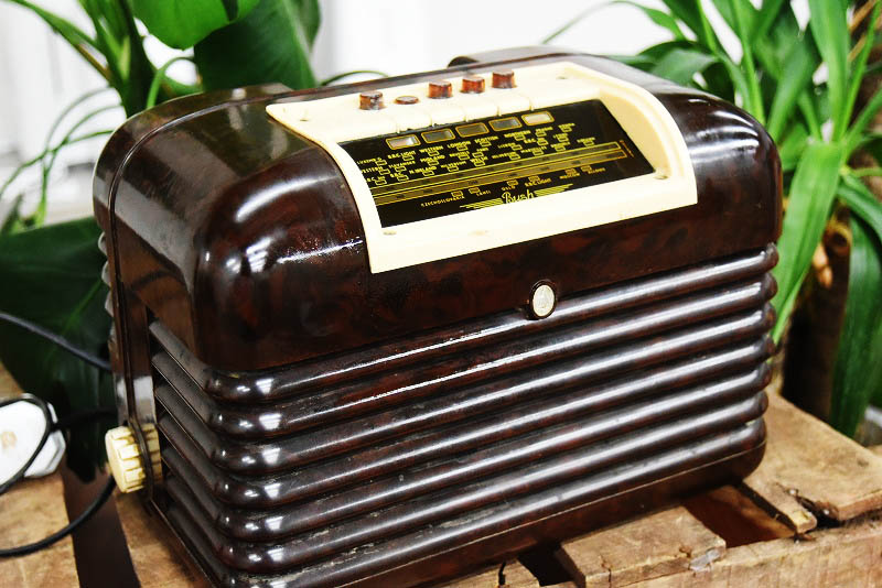 105333 ヴィンテージ 「BUSH RADIO TYPE DAC.10」 1950'S ラジオ 英国製 MADE IN ENGLAND