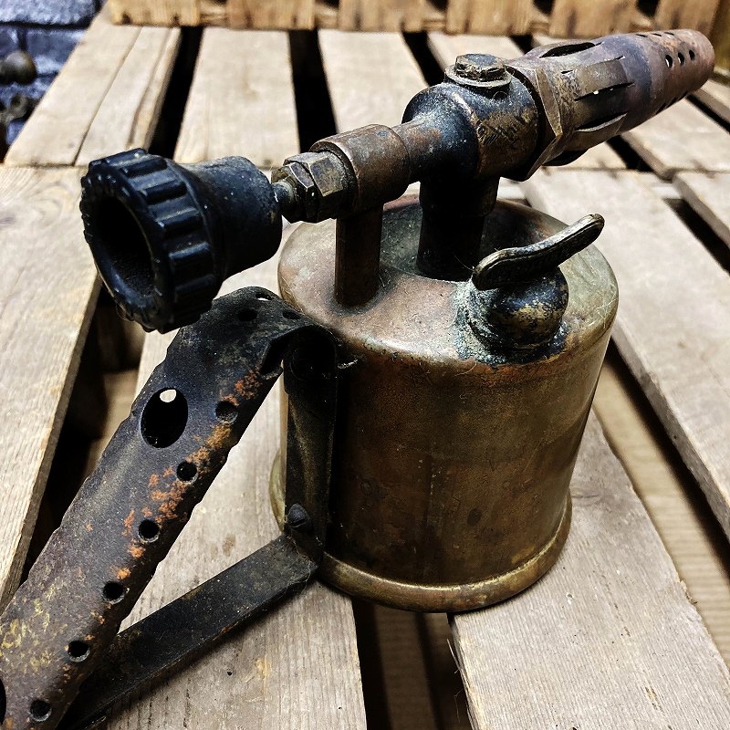 106023　MADE IN BRITISH   ブラス　トーチ　バーナー　ブロートーチ　コンロ　キャンプ　真鍮　　