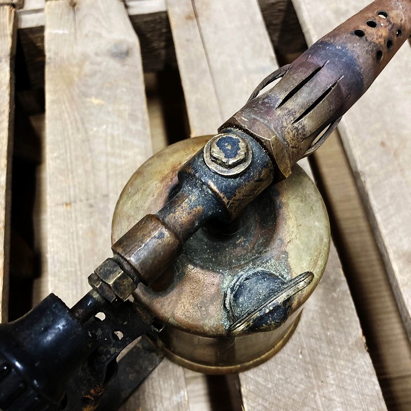 106023　MADE IN BRITISH   ブラス　トーチ　バーナー　ブロートーチ　コンロ　キャンプ　真鍮　　