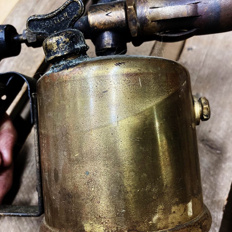 106023　MADE IN BRITISH   ブラス　トーチ　バーナー　ブロートーチ　コンロ　キャンプ　真鍮　　