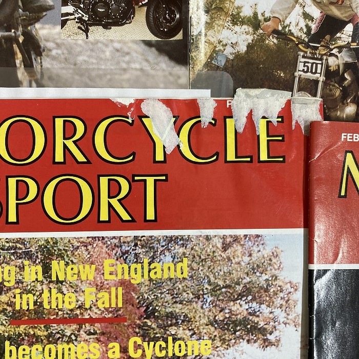 B4413　1993　12冊セット 「MOTORCYCLE SPORT」 モーターサイクルスポーツ 表紙汚れあり　英国 旧車雑誌