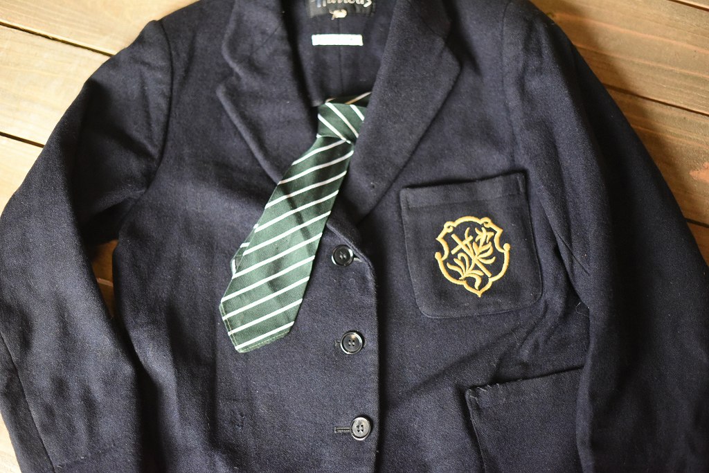 104180 ヴィンテージ　「HARRODS」  キッズスクールジャケット　ジャケット