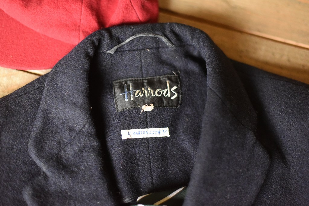 104180 ヴィンテージ　「HARRODS」  キッズスクールジャケット　ジャケット