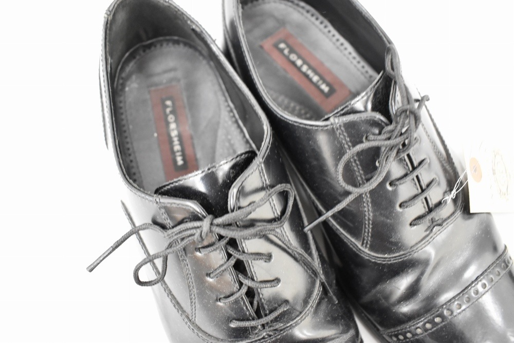 109920 「FLORSHEIM」レザーシューズ made in India 内羽根 SIZE 8 1/2