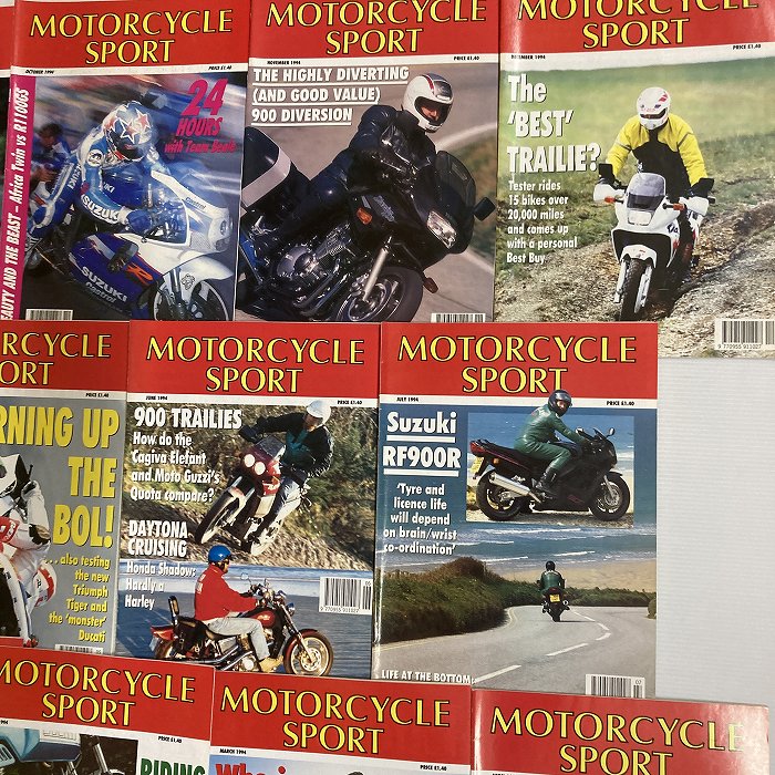 B4414　1994　11冊セット 「MOTORCYCLE SPORT」 モーターサイクルスポーツ 英国 旧車雑誌
