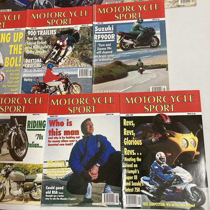 B4414　1994　11冊セット 「MOTORCYCLE SPORT」 モーターサイクルスポーツ 英国 旧車雑誌