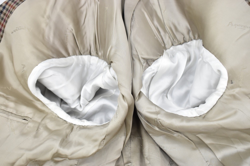 108502「Aquascutum OF LONDON」アクアスキュータム　 MADE IN ENGLAND