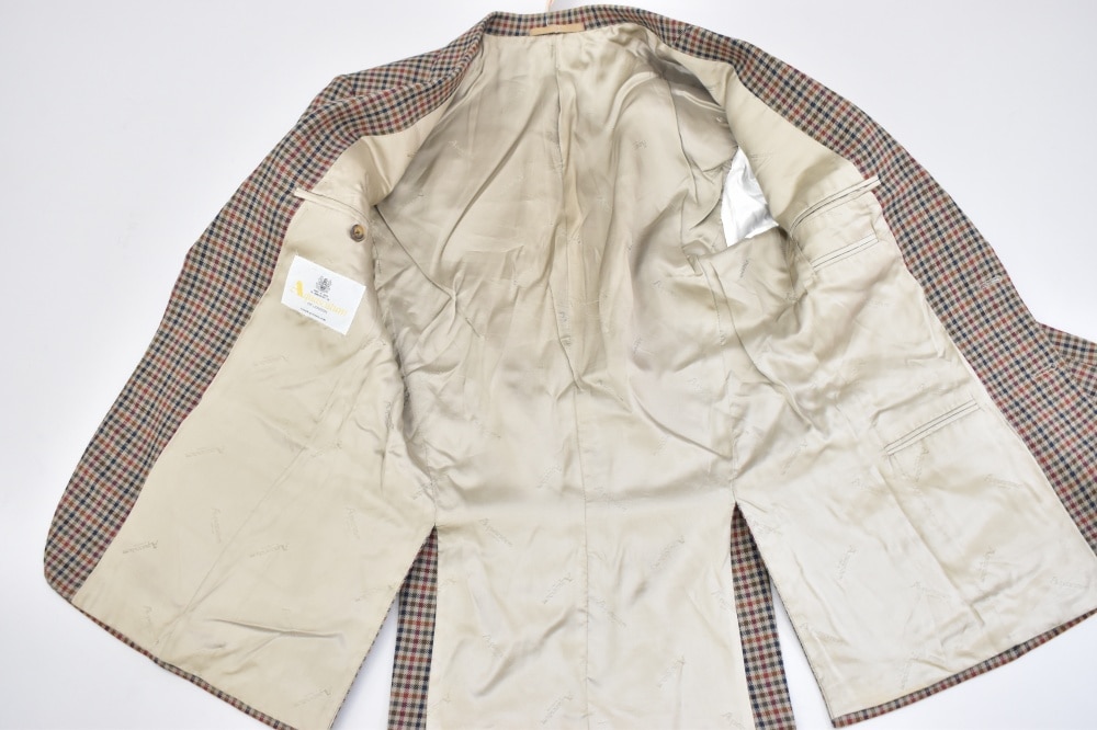 108502「Aquascutum OF LONDON」アクアスキュータム　 MADE IN ENGLAND