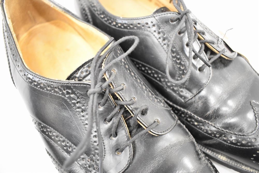 109915 「Johnston & Murphy」レザーシューズ  外羽根 SIZE 8 1/2