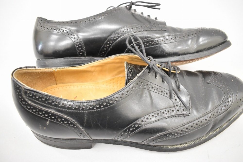 109915 「Johnston & Murphy」レザーシューズ  外羽根 SIZE 8 1/2