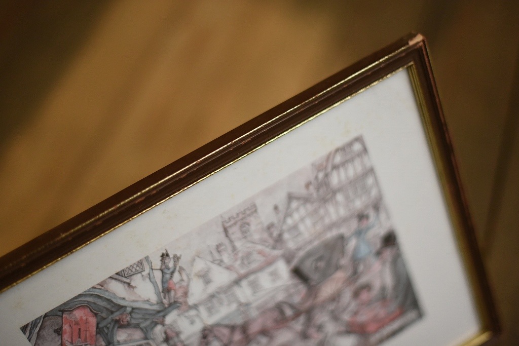 2417 ヴィンテージ　ウッドフレーム 　額縁