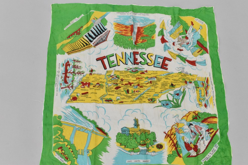 108845 ヴィンテージ 中判 スーベニア  スカーフ  Souvenir scarf