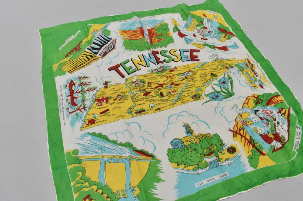 108845 ヴィンテージ 中判 スーベニア  スカーフ  Souvenir scarf