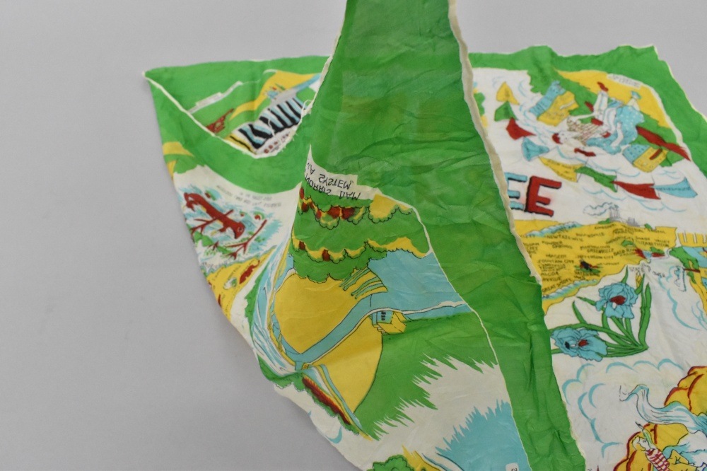 108845 ヴィンテージ 中判 スーベニア  スカーフ  Souvenir scarf