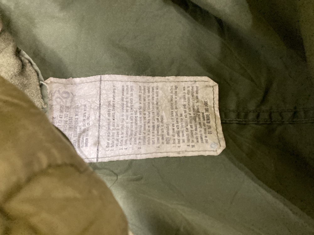 109255 [TF]  VINTAGE 65s US ARMY「M65 FISHTAIL PARKA」FULL SET フィッシュテールパーカー ヴィンテージ モッズコート