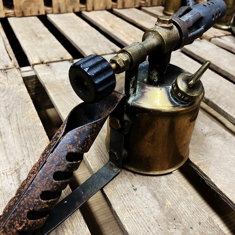 106026　 「GOVERNOR PETROL」   MADE IN ENGLAND   ブラス　トーチ　バーナー　ブロートーチ　コンロ　キャンプ　真鍮　　