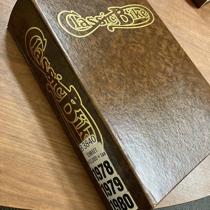 B3840 1978 1979 1980 バインダー12冊セット 「CLASSIC BIKE」 クラシックバイク 英国旧車雑誌