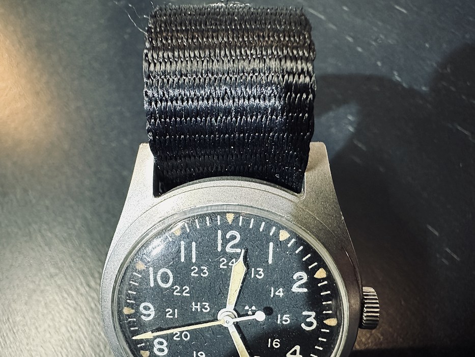 107610 腕時計 「HAMILTON」 1979年製 ミリタリーウォッチ MIL-W