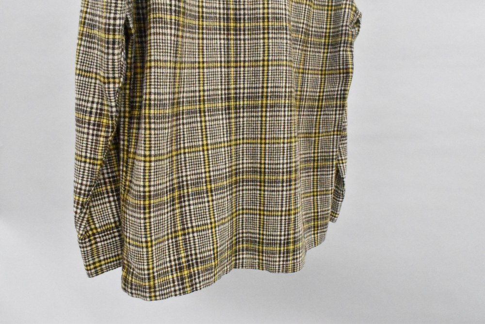 109290 「Jc Penny」70s ウールポリ混 ヴィンテージ チェック シャツ