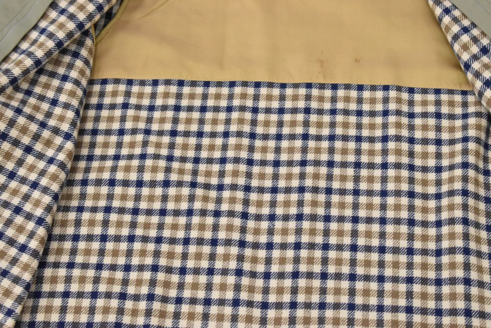 109481 ヴィンテージ「Aquascutum」ステンカラーコート  ライナー付き