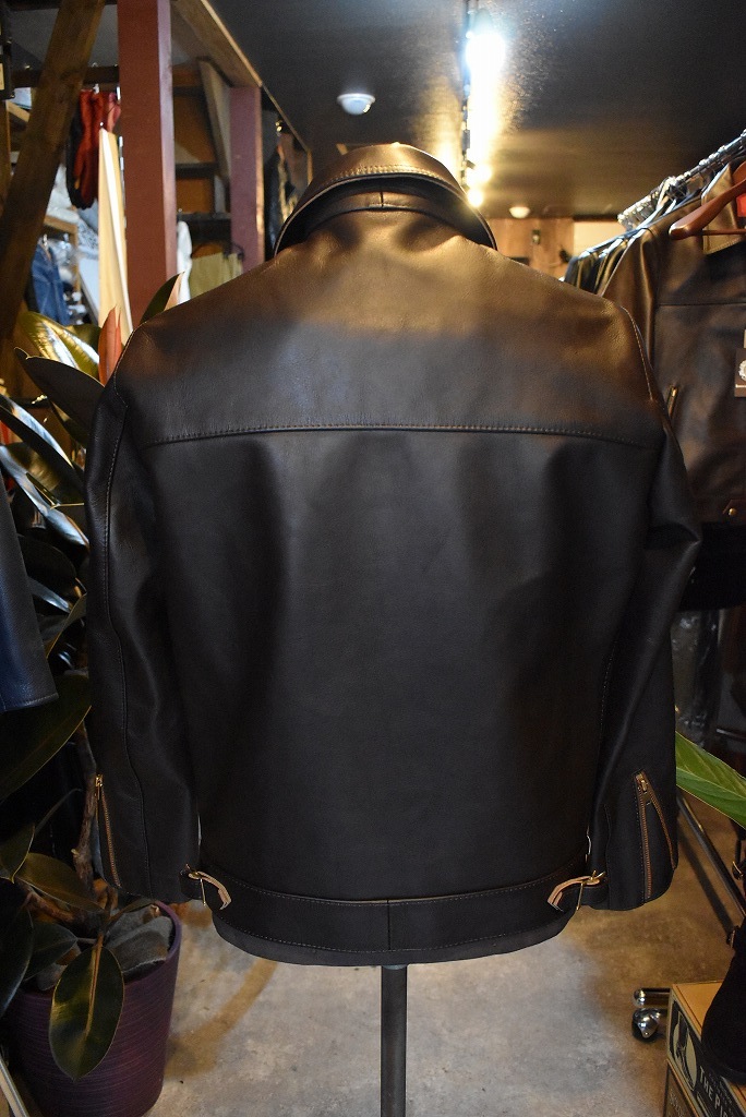 ORIGINAL PRODUCT 「Black Beauty」「Riders Jacket」「CAWHIDE LEATHER」 ライダースジャケット COLOR:BLOWN