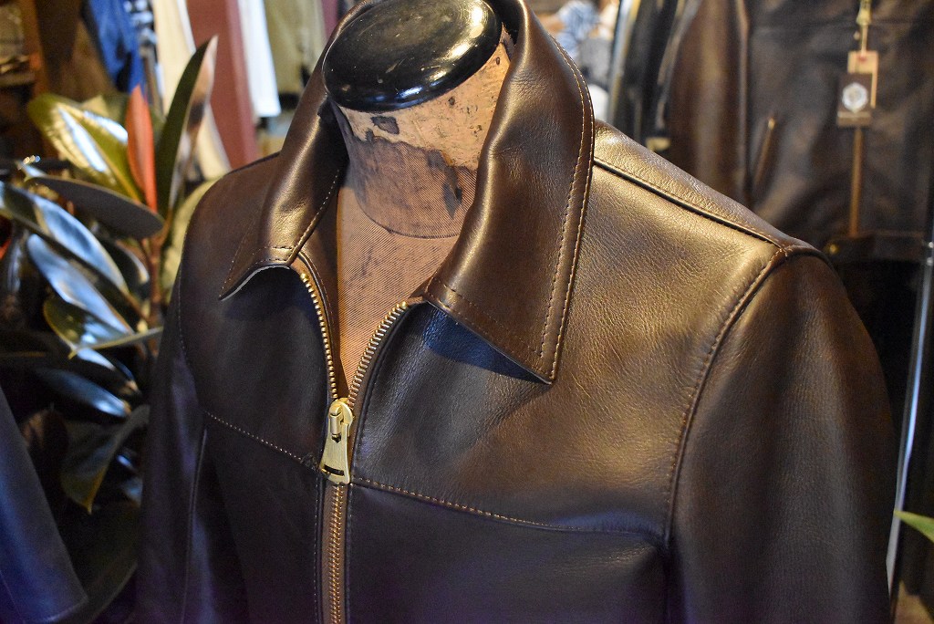 ORIGINAL PRODUCT 「Black Beauty」「Riders Jacket」「CAWHIDE LEATHER」 ライダースジャケット COLOR:BLOWN