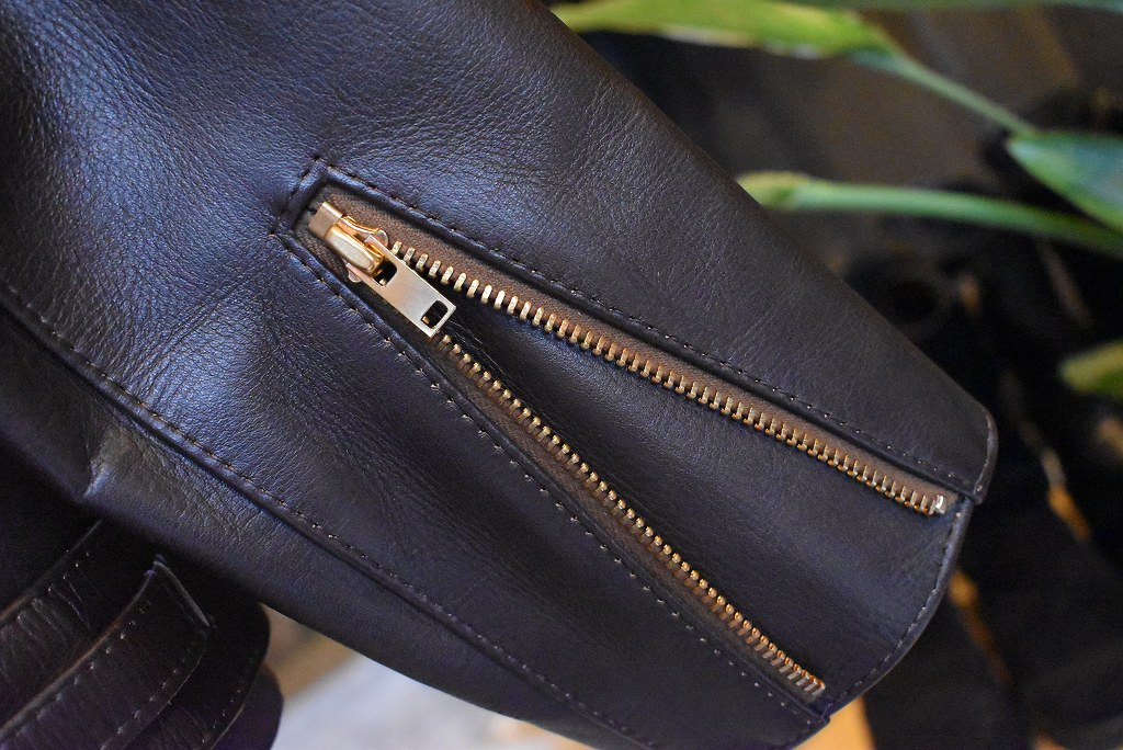 ORIGINAL PRODUCT 「Black Beauty」「Riders Jacket」「CAWHIDE LEATHER」 ライダースジャケット COLOR:BLOWN