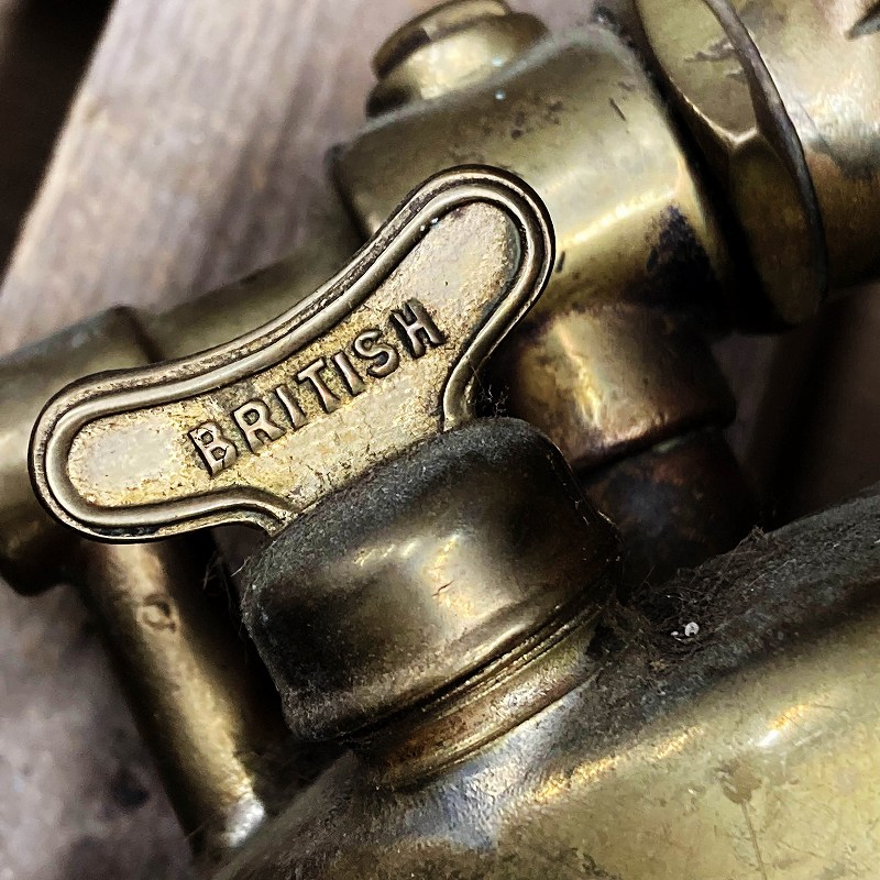106027　MADE IN BRITISH  ブラス　トーチ　バーナー　ブロートーチ　コンロ　キャンプ　真鍮　　