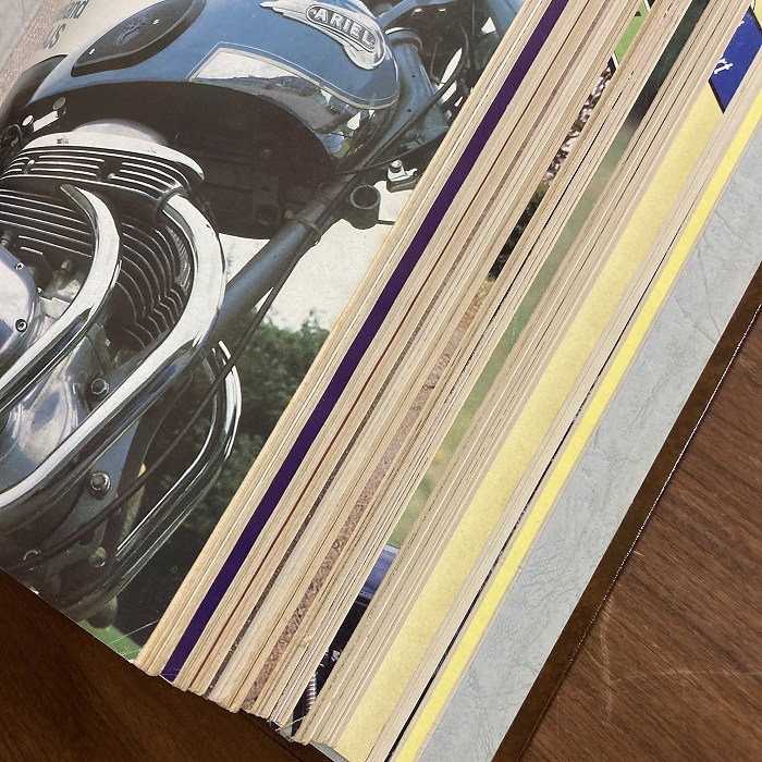 B3841　1980 1981 1982　バインダー12冊セット　「CLASSIC BIKE」 クラシックバイク  英国旧車雑誌